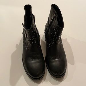 Zara girls 37 booties black